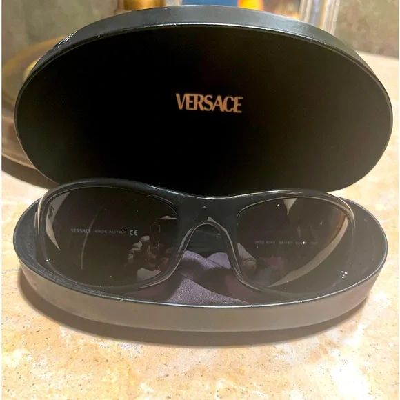 Versace | Accessories | Versace Black Sunglasses Original  display picture 3